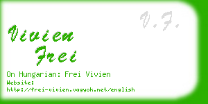 vivien frei business card